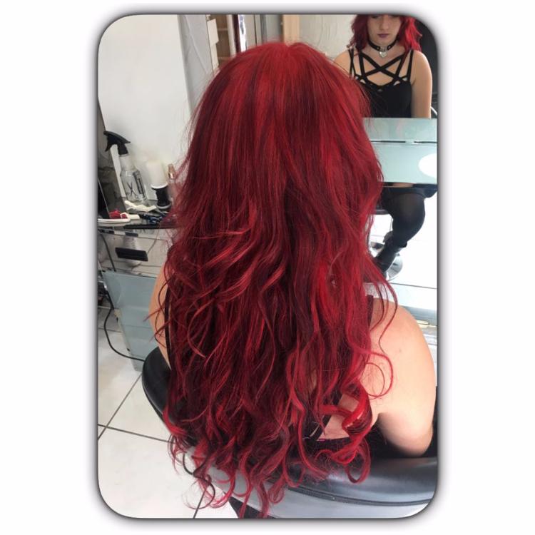 Résultat Routine Réparation Cheveux Colorés