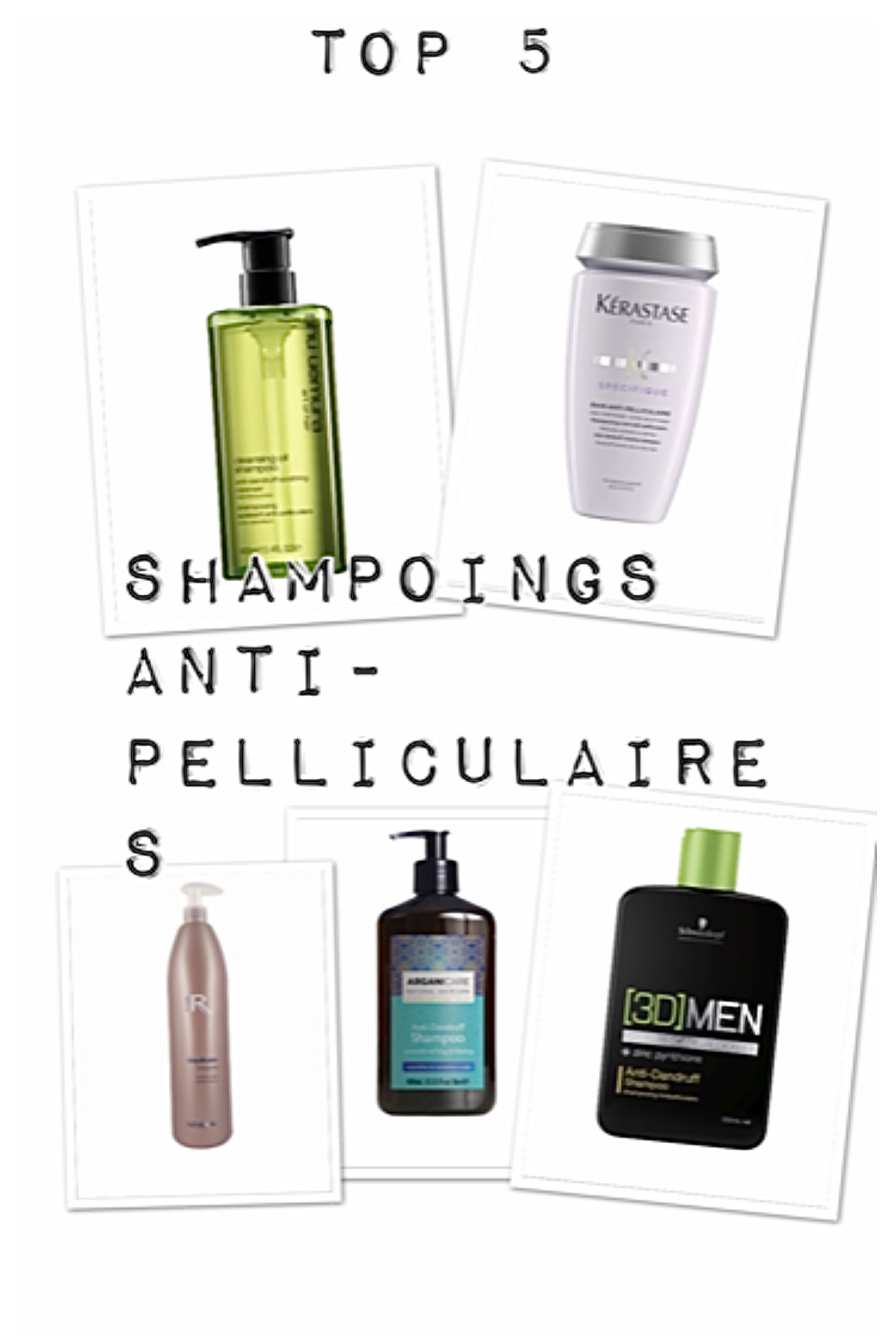 TOP 5 Shampooings Anti-Pelliculaires
